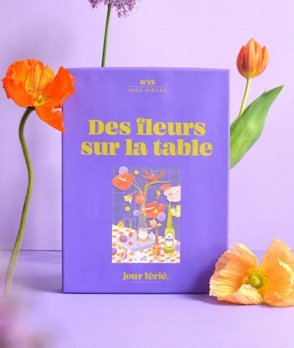 Puzzle Des fleurs sur la table - Jour Férié - 1000 pièces