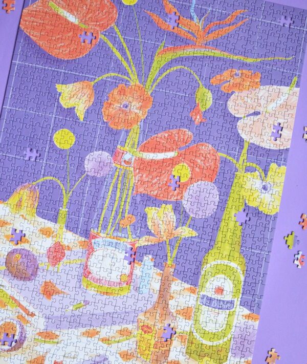 Puzzle Des fleurs sur la table - Jour Férié - 1000 pièces Puzzle Des fleurs sur la table - Jour Férié - 1000 pièces