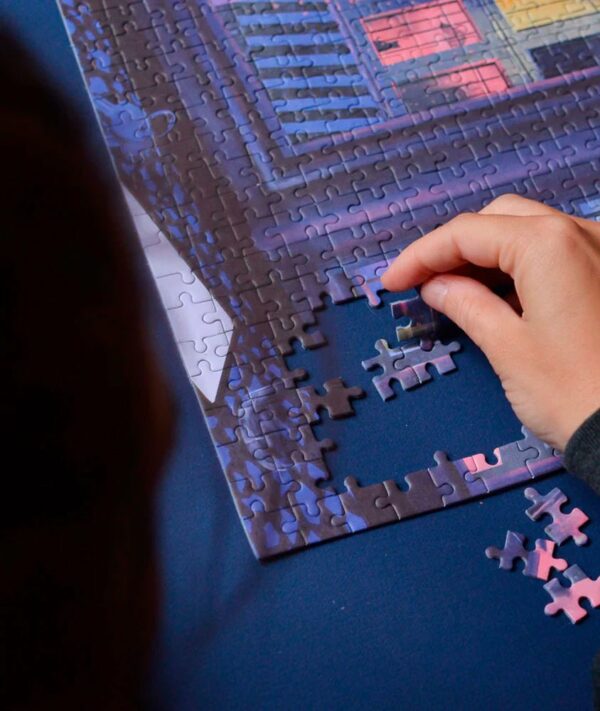 Puzzle La neige qui tombe - Jour Férié - 1000 pièces