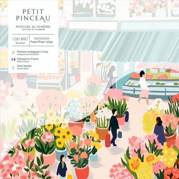 Peinture au numéro Flower Market - La Petite Epicerie