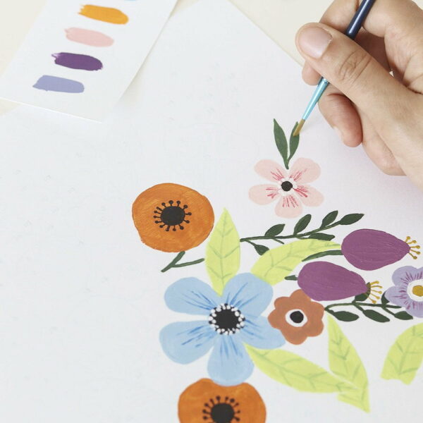Peinture au numéro Flowers - La Petite Epicerie