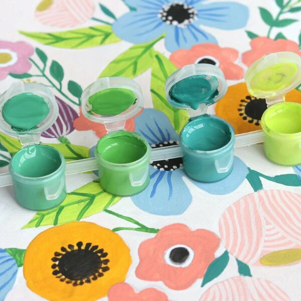 Peinture au numéro Flowers - La Petite Epicerie