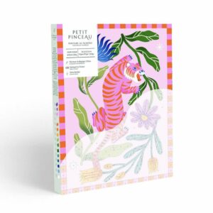 Peinture au numéro Tigre Fleuri - La Petite Epicerie
