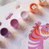 Peinture au numéro Tigre Fleuri - La Petite Epicerie Peinture au numéro Tigre Fleuri - La Petite Epicerie
