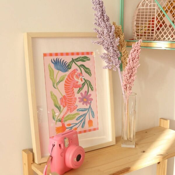 Peinture au numéro Tigre Fleuri - La Petite Epicerie