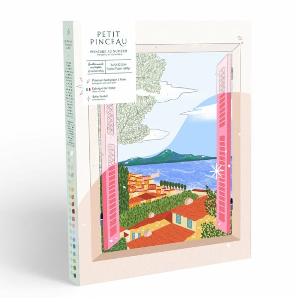 Peinture au numéro Fenêtre ouverte sur Naples - La Petite Epicerie