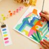 Peinture au numéro Maisons colorées - La Petite Epicerie Peinture au numéro Maisons colorées - La Petite Epicerie