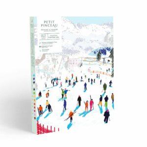 Peinture au numéro Skiing Among Montains - La Petite Epicerie