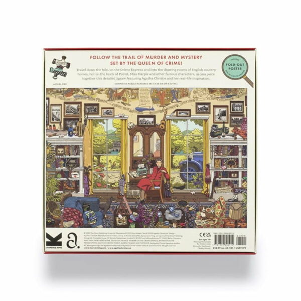 Puzzle The World of Agatha Christie  - Laurence King - 1000 pièces