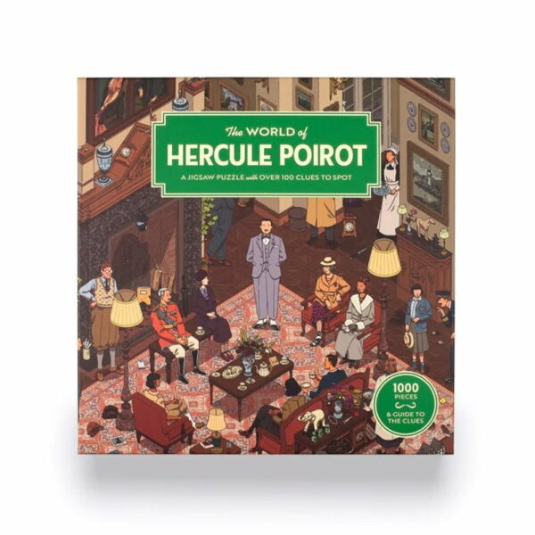 Puzzle The World of Hercule Poirot  - Laurence King - 1000 pièces