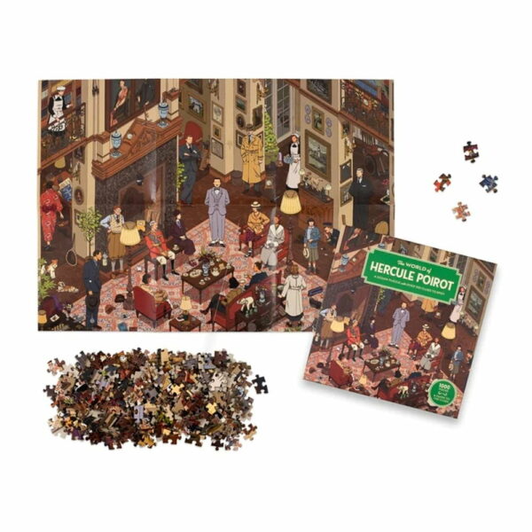 Puzzle The World of Hercule Poirot  - Laurence King - 1000 pièces
