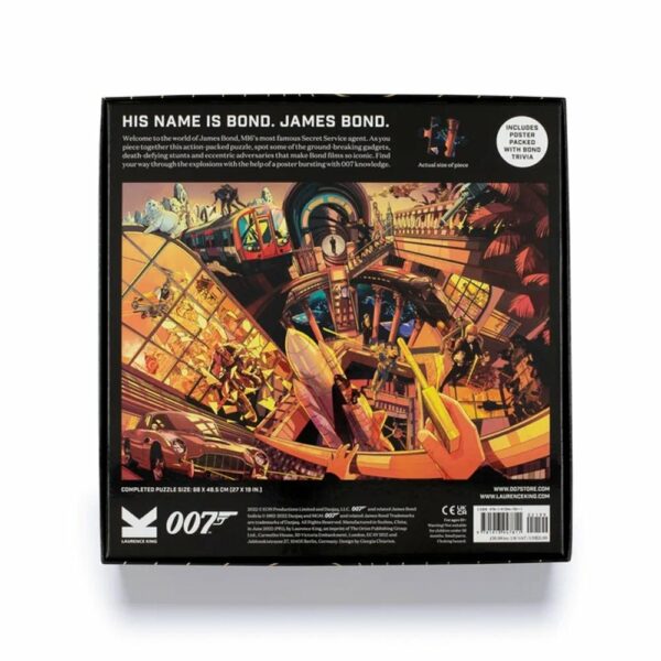Puzzle The World of James Bond  - Laurence King - 1000 pièces