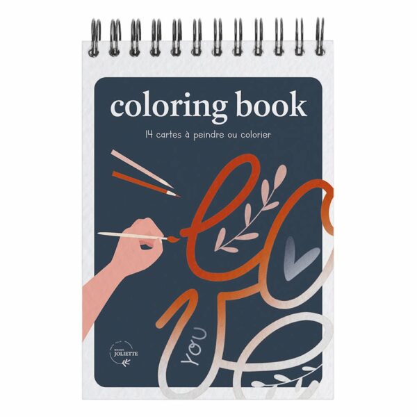 Carnet de coloriage Love - Maison Joliette