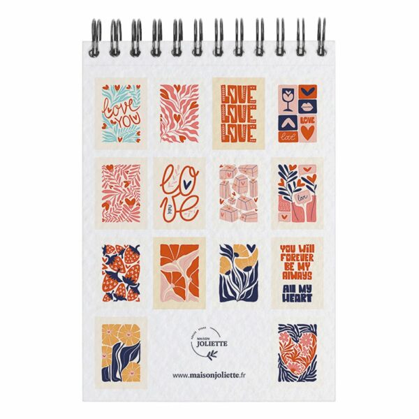 Carnet de coloriage Love - Maison Joliette