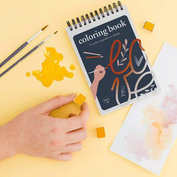 Carnet de coloriage Love - Maison Joliette
