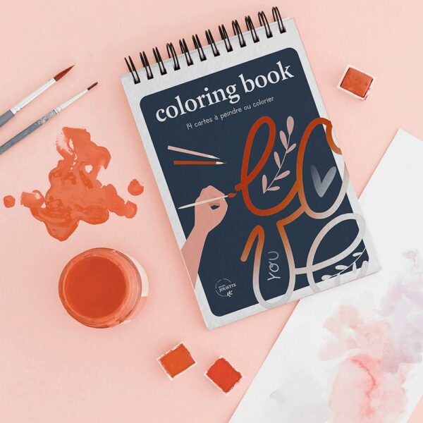 Carnet de coloriage Love - Maison Joliette