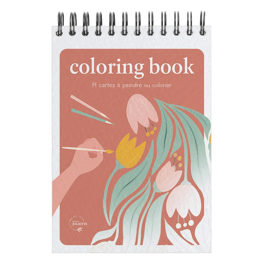 Carnet de coloriage Floral #1 - Maison Joliette