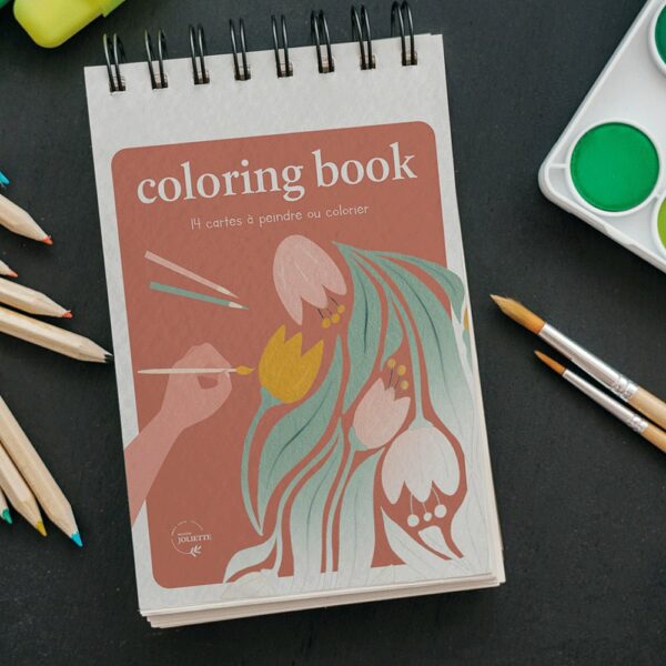 Carnet de coloriage Floral #1 - Maison Joliette
