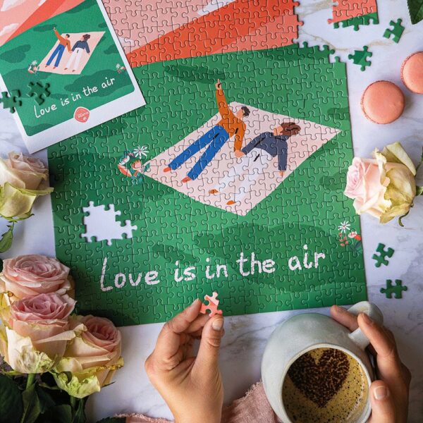 Puzzle Love is in the air - Maison Joliette - 500 pièces