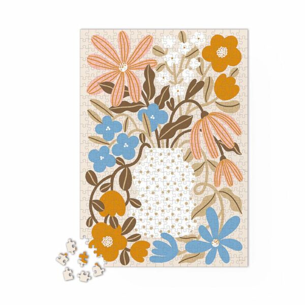 Puzzle Myosotis & Capucine - Maison Joliette - 500 pièces