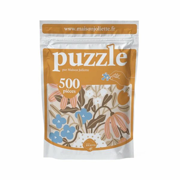 Puzzle Myosotis & Capucine - Maison Joliette - 500 pièces