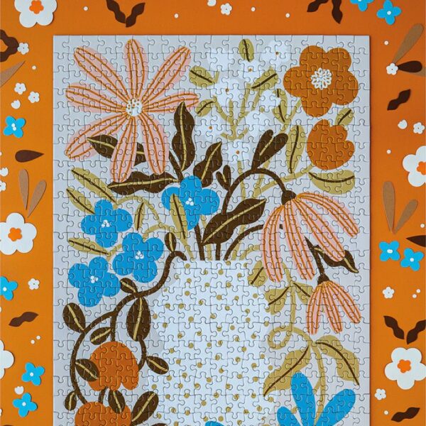 Puzzle Myosotis & Capucine - Maison Joliette - 500 pièces