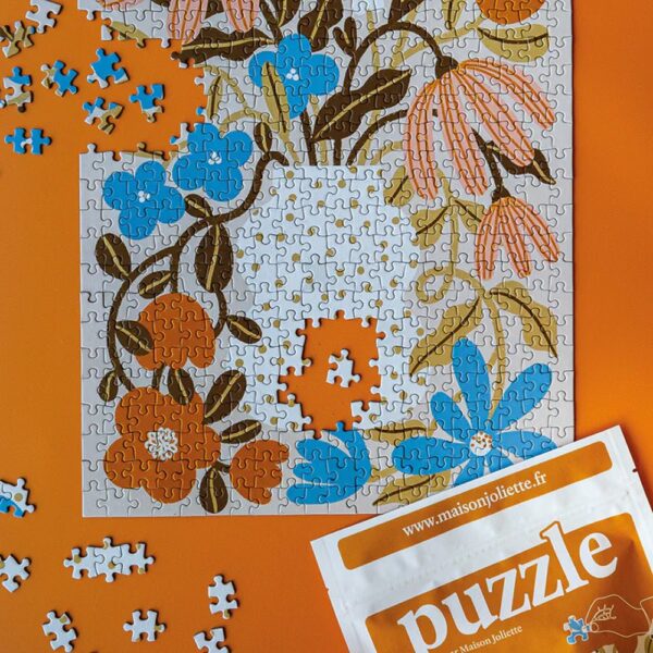 Puzzle Myosotis & Capucine - Maison Joliette - 500 pièces