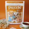 Puzzle Myosotis & Capucine - Maison Joliette - 500 pièces