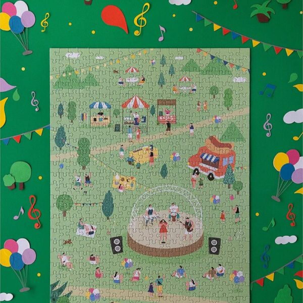Puzzle Un air de fête - Maison Joliette - 500 pièces