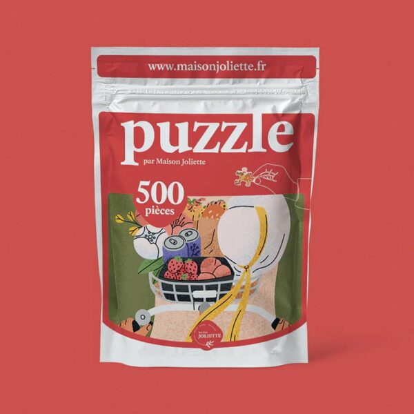 Puzzle À bicyclette - Maison Joliette - 500 pièces
