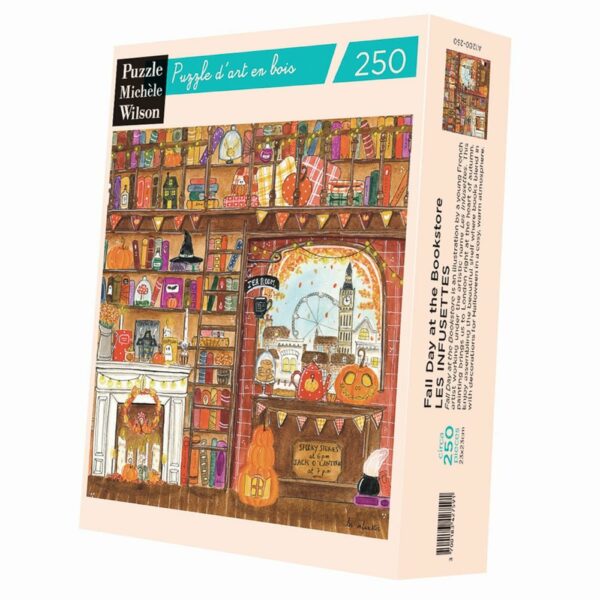 Puzzle L'automne A La Librairie - Michèle Wilson - 250 pièces Puzzle L'automne A La Librairie - Michèle Wilson - 250 pièces