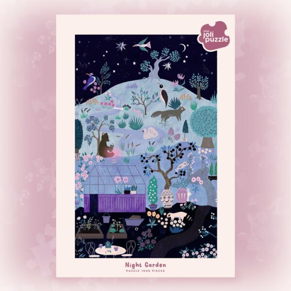 Puzzle Night Garden - Mon Joli Puzzle - 1000 pièces