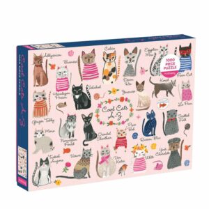 Puzzle Cool Cats A-Z - Mudpuppy - 1000 pièces