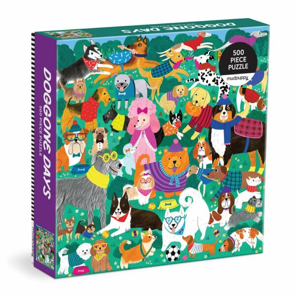 Puzzle Doggone Days - Mudpuppy - 500 pièces