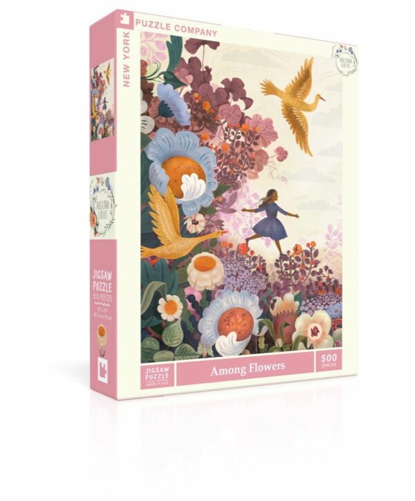 Puzzle Among Flower - New York Puzzle Company - 500 pièces