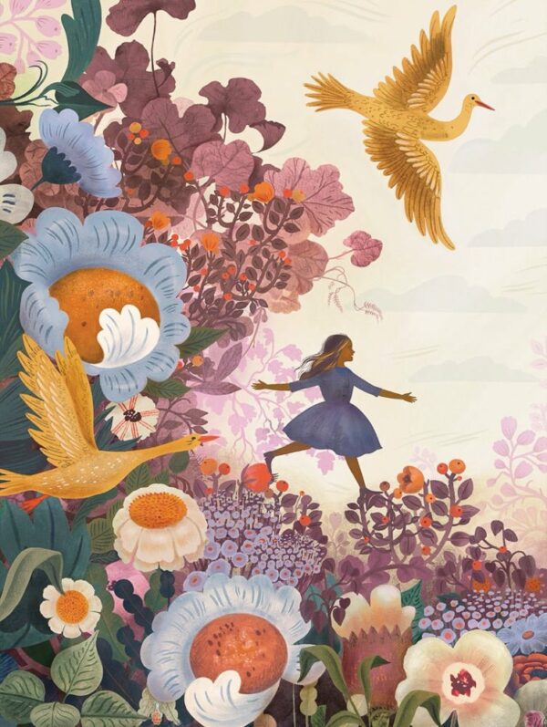 Puzzle Among Flower - New York Puzzle Company - 500 pièces