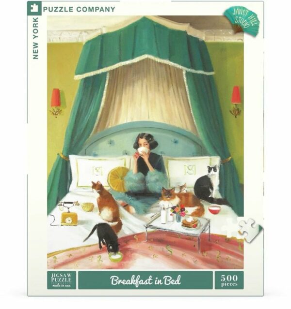 Puzzle Breakfast In Bed - New York Puzzle Company - 500 pièces
