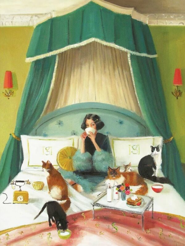 Puzzle Breakfast In Bed - New York Puzzle Company - 500 pièces
