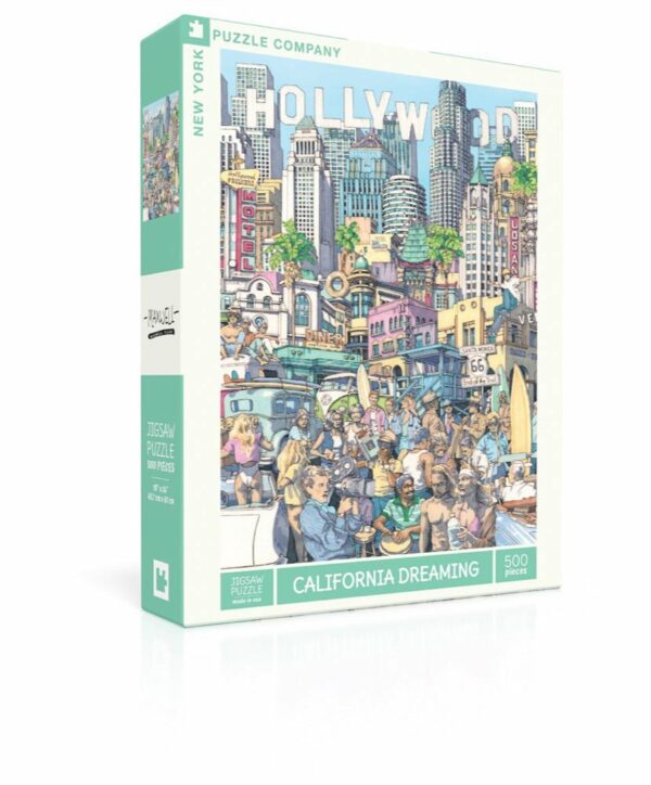 Puzzle California Dreaming - New York Puzzle Company - 500 pièces Puzzle California Dreaming - New York Puzzle Company - 500 pièces