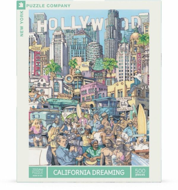 Puzzle California Dreaming - New York Puzzle Company - 500 pièces Puzzle California Dreaming - New York Puzzle Company - 500 pièces