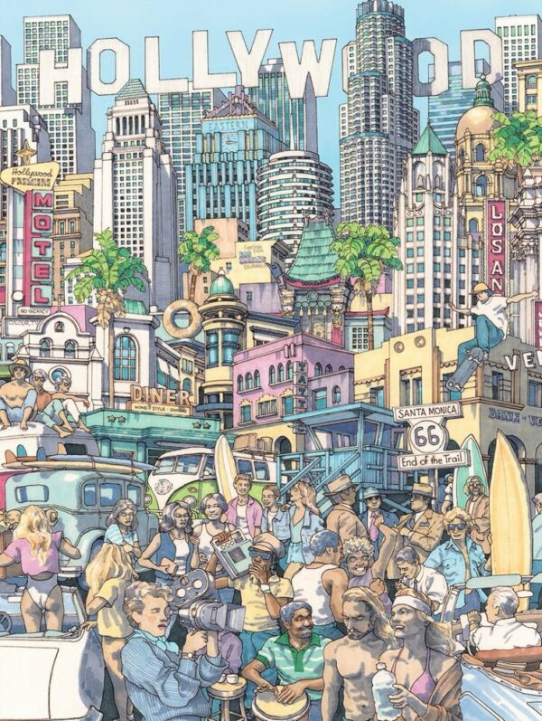Puzzle California Dreaming - New York Puzzle Company - 500 pièces Puzzle California Dreaming - New York Puzzle Company - 500 pièces
