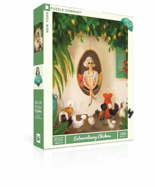 Puzzle Extraordinary Chickens - New York Puzzle Company - 500 pièces