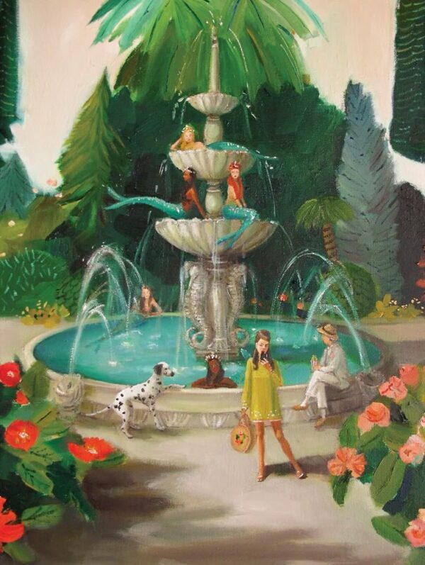 Puzzle Mermaid Fountain - New York Puzzle Company - 1000 pièces