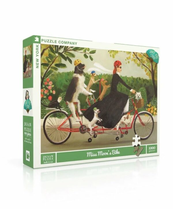 Puzzle Miss Moon's Bike - New York Puzzle Company - 1000 pièces