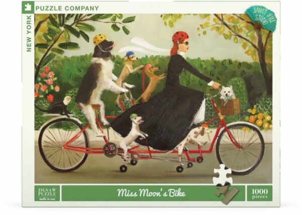 Puzzle Miss Moon's Bike - New York Puzzle Company - 1000 pièces
