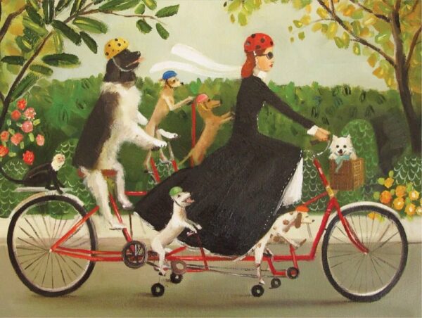 Puzzle Miss Moon's Bike - New York Puzzle Company - 1000 pièces
