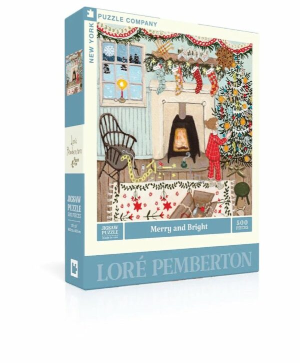 Puzzle Merry And Bright - New York Puzzle Company - 500 pièces
