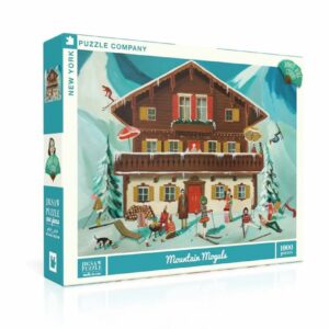 Puzzle Mountain Moguls - New York Puzzle Company - 1000 pièces