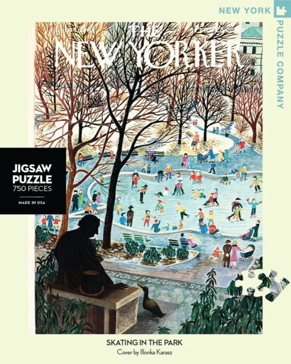Puzzle Skating In The Park - New York Puzzle Company - 750 pièces Puzzle Skating In The Park - New York Puzzle Company - 750 pièces