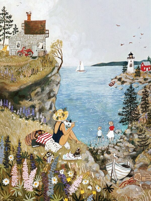 Puzzle Sea Cottage - New York Puzzle Company - 1000 pièces Puzzle Sea Cottage - New York Puzzle Company - 1000 pièces